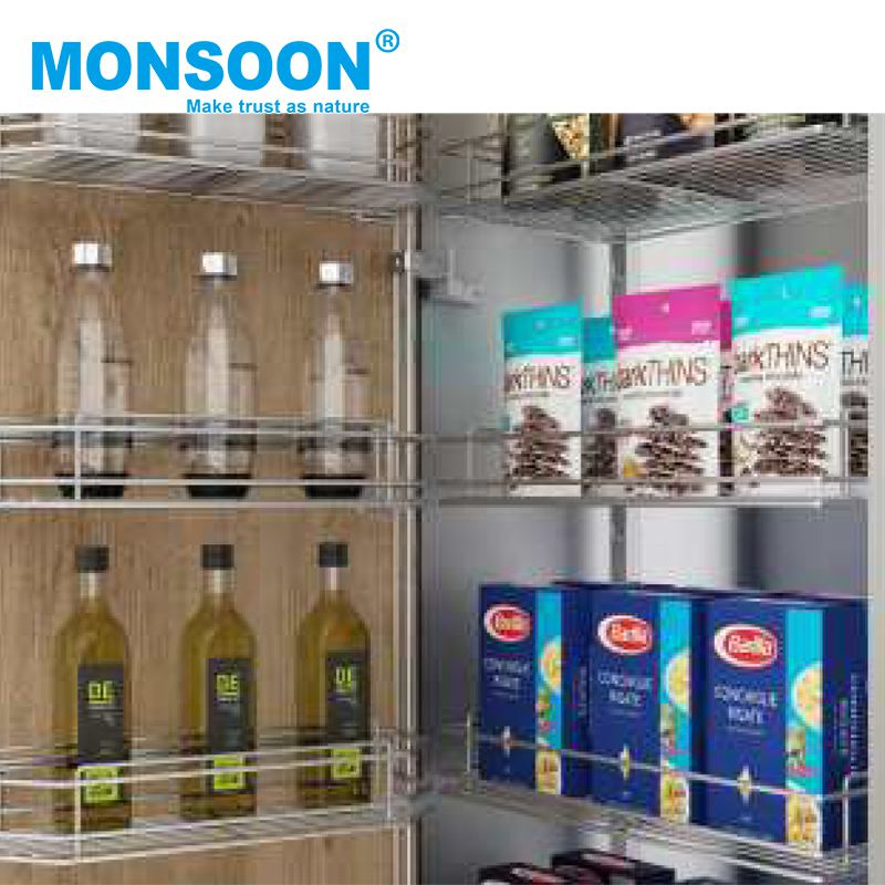 Выдвижная полка для кухонного шкафа 4-5 ярусов