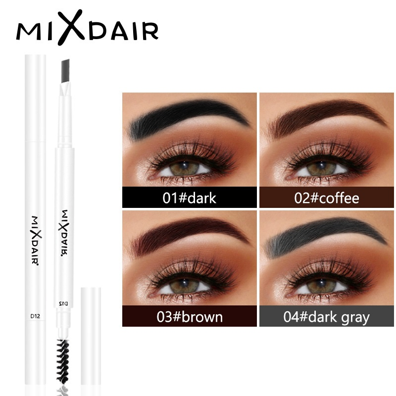 Ep12 Mixdair Eyebrow Pencil Waterproof, Sweat-Proof, Non-Decolorization and Non-Staining, Grinding Rod Natural Three-Dimensional Rotation Type Thrush