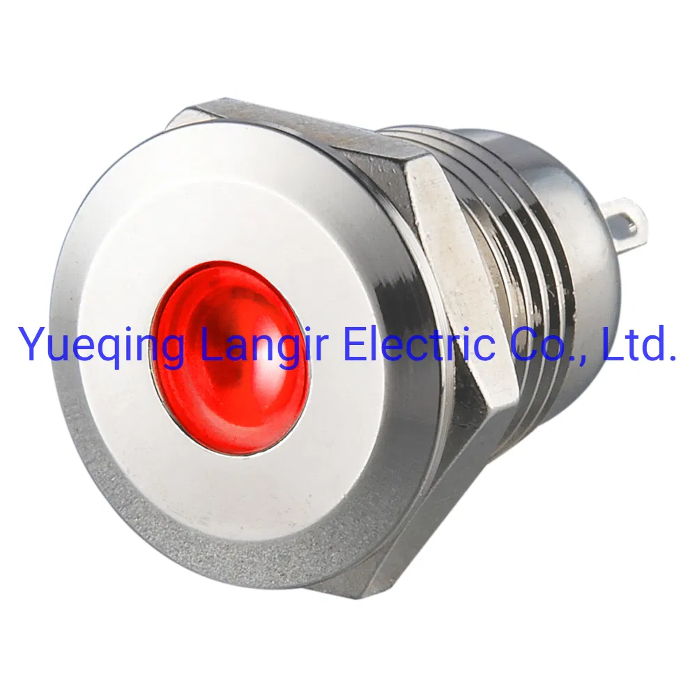 12mm Vandal Resistant Pilot Lamp (P12-P-N-D)