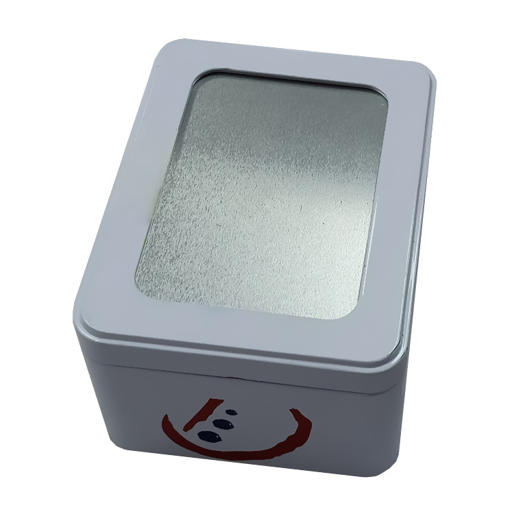 Tabletop Cmyk Tinplate Napkin Holder Tissue Carrier Box