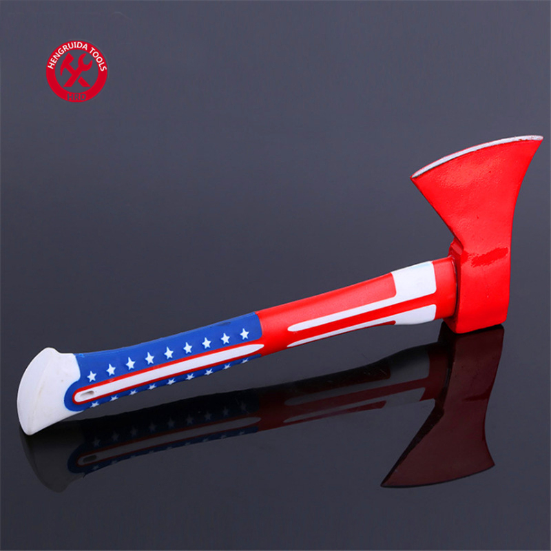 A613 Axe with USA Flag Handle Fiberglass Spliting Hammer