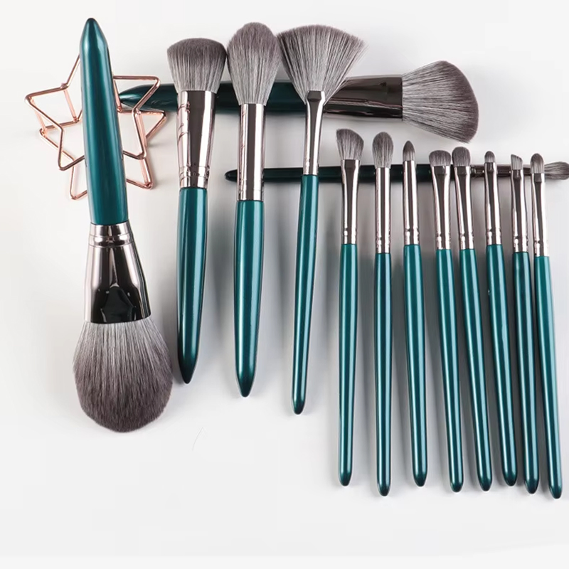 Wholesale Factory Professional Makeup Brushes 14PCS Hot Sale Synthetic Bristles Makeup Brush Set