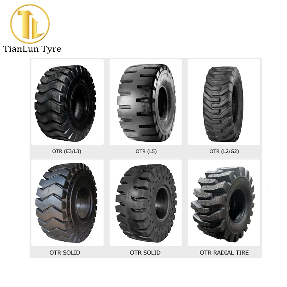 12.00-20 14.00-20 Solid Pneumatic Tyre for Forklifts and Heavy Trucks