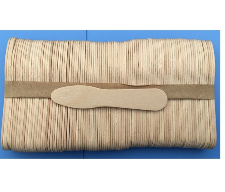 Wood Biodegradable Custom Logo Popsicle Stick Ice Cream Stick