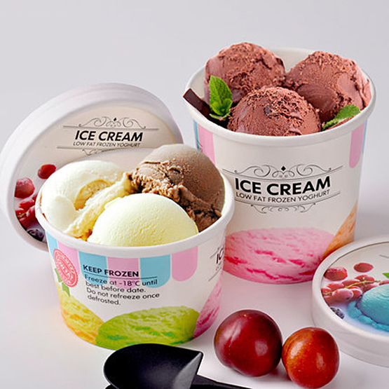 Paper Cups for Ice Cream_ Double Paper Cups for Ice Cream
