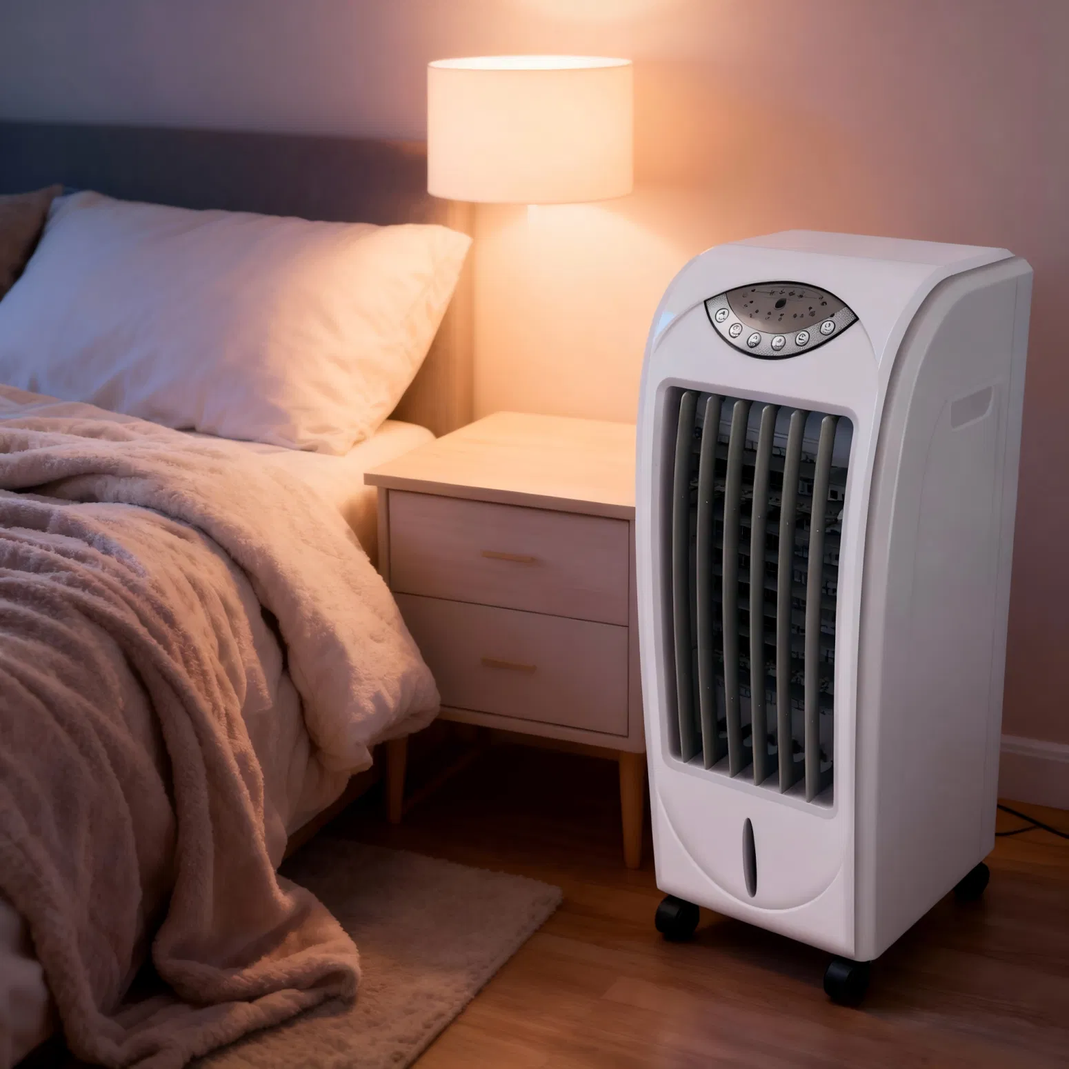 Compact Wholesale Portable Evaporative Air Cooler 6L Detachable Water Tank AC Electric for Households Outdoor Use with Cooling and Heating Air
