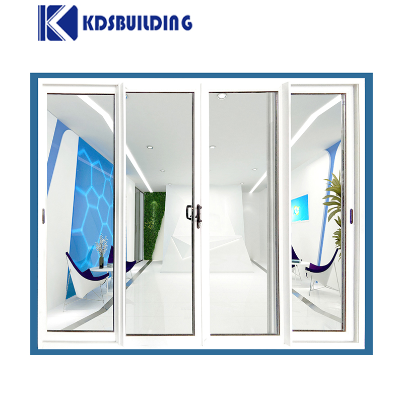 Kdsbuilding Double Glass Plastic UPVC PVC Vinyl Patio Factory Price Sliding Doors