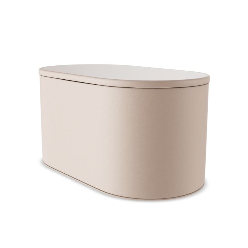 Factory Price Bio-Based Vegan Leather Hotel Supplies Bathroom Box Teethbrush Holder