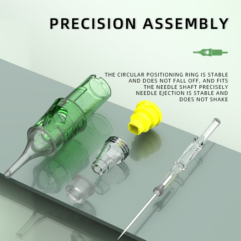 Bdg Green Professional Wholesale High Quality Premium Disposable Tattoo Needle Cartridges