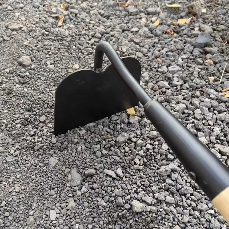 High Quality Steel Garden Hoe with Long Wooden/Plastic Handle Farming Agricultural Tools