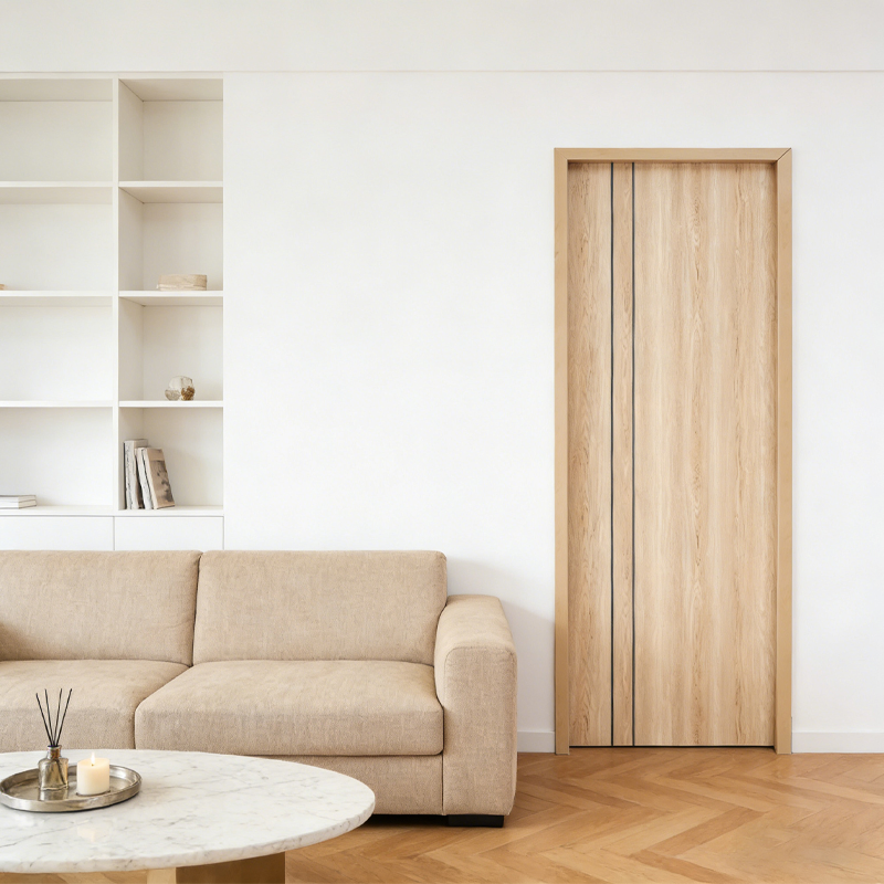 New Design Home Bedroom Kitchen Bathroom Hotel PVC Door Interior