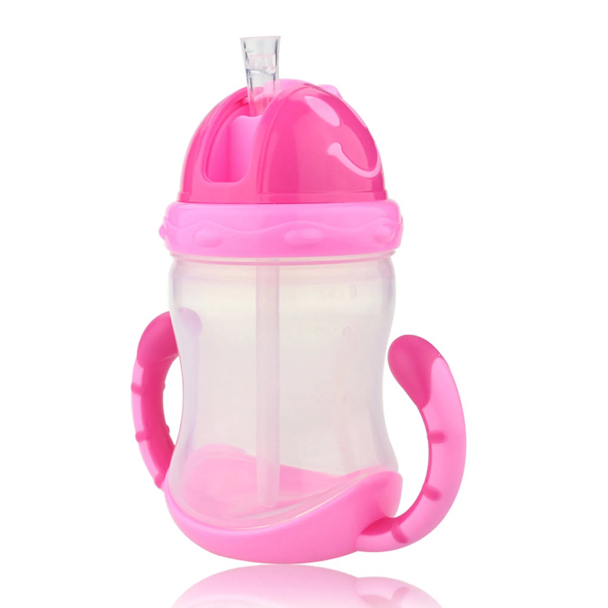 Click Lock Weighted Straw Cup 7 Ounce Blue Green Pack of 2 Sippy Cups
