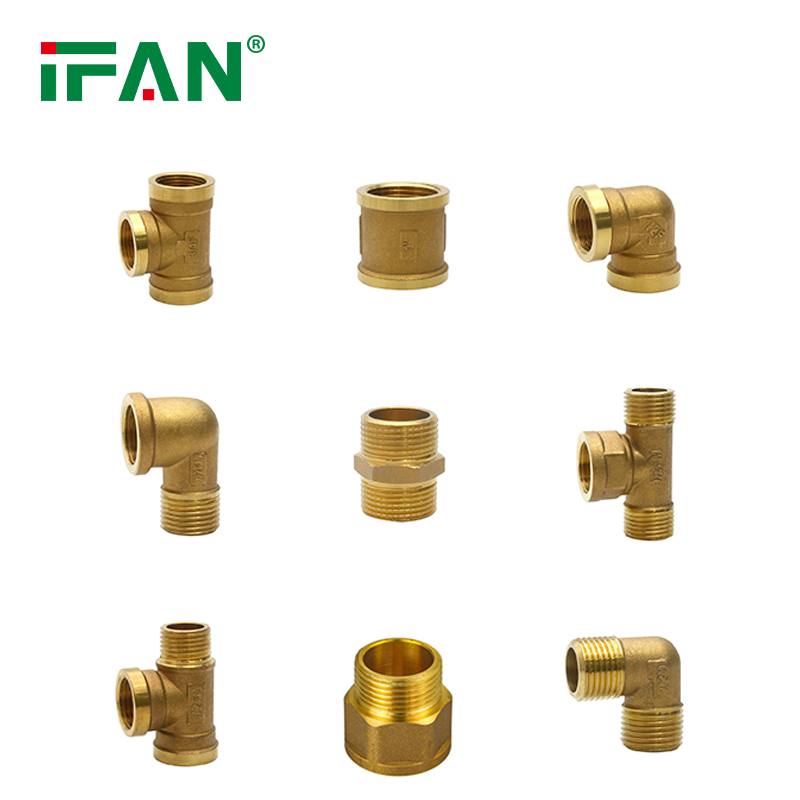 Ifan Best Quality 1/2"-2" Yellow Bushing Brass Fitting