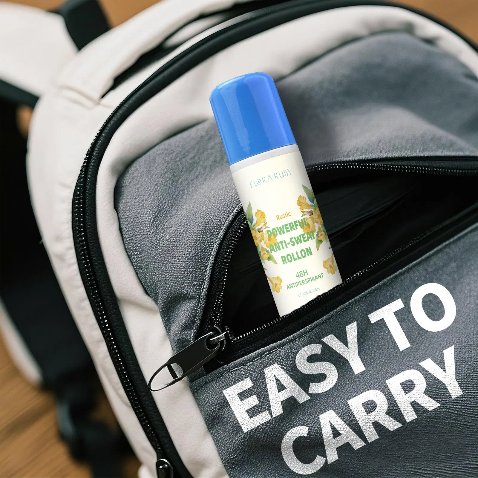 Aluminum-Free Organic Deodorant with Soothing Non-Irritating Pearl Beads