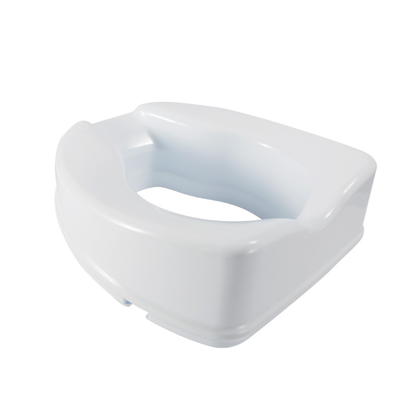 Raised Toilet Seat with Lid for Elderly Disabled High and Elevated Lifter Extender Toilet Seat Riser