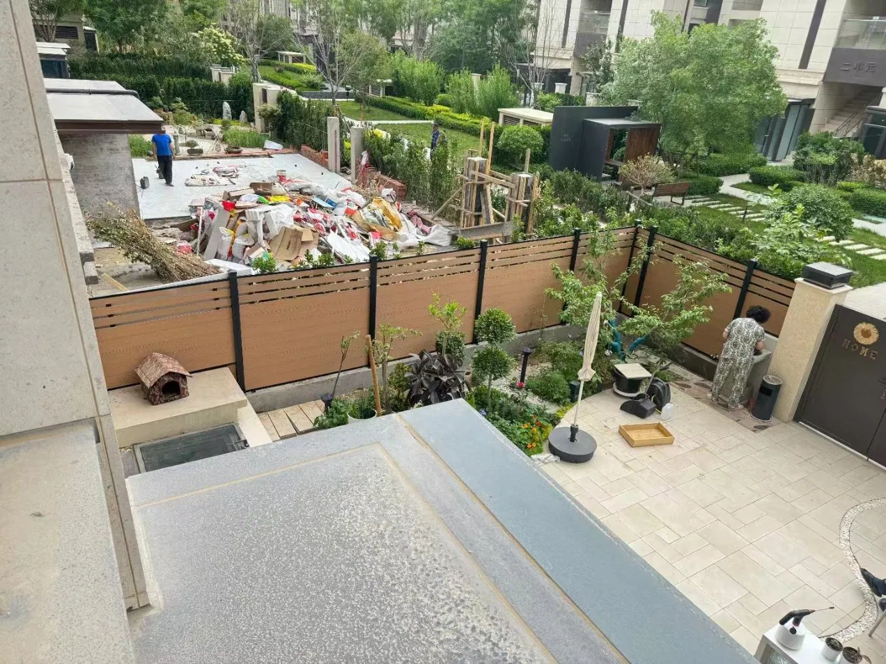 Wood Grain WPC Wall Panel Easy Installation Commercial Residential Use