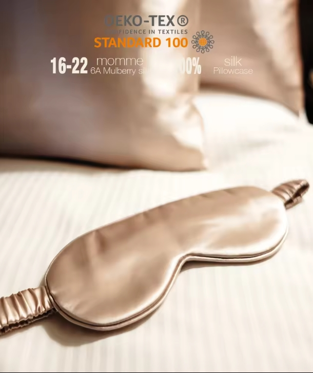 Wholesale Custom Silk Eye Cover Sleeping Under Eye Patches Eye Mask with Logo