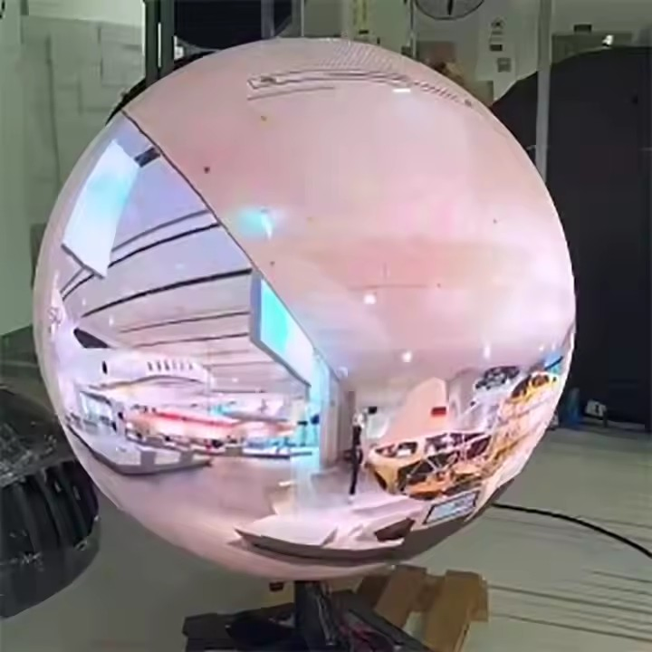 Dedi Factory Custom Globe Sphere Screen P1.8 P1.9 P2 P2.5 P3 P4 LED Ball Screen Video Irregular Shaped Spherical LED Display