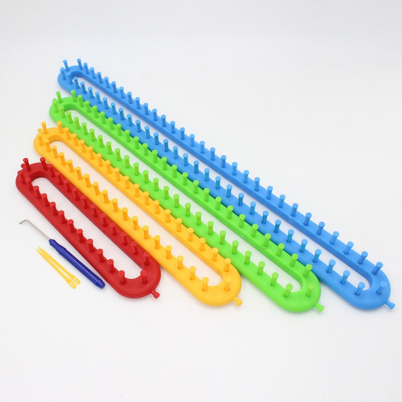 4 Size Plastic Rectangular Knitter Knitting Loom Set Scarf