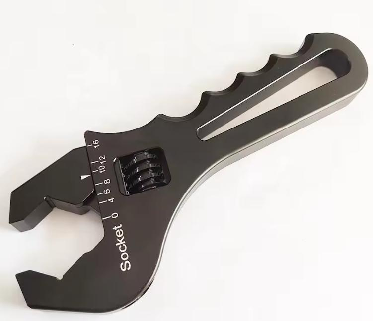 Universal Custom Racing An3-An16 Adjustable Aluminum an Fitting Wrench