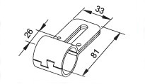 Pipe Connector and Metal Joint for Lean Pipe Rack KJ-17