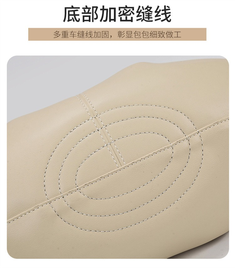 2025 New High-End Women Cloud PU Leather Commuter Single Shoulder Bag