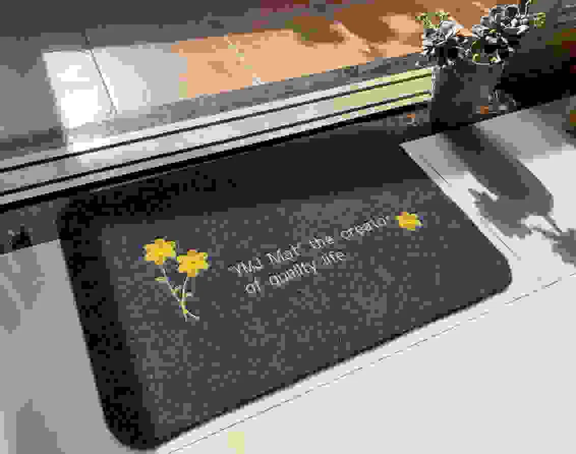 8mm Thickness TPR Backing Floor Entrances Doormat for Kitchen