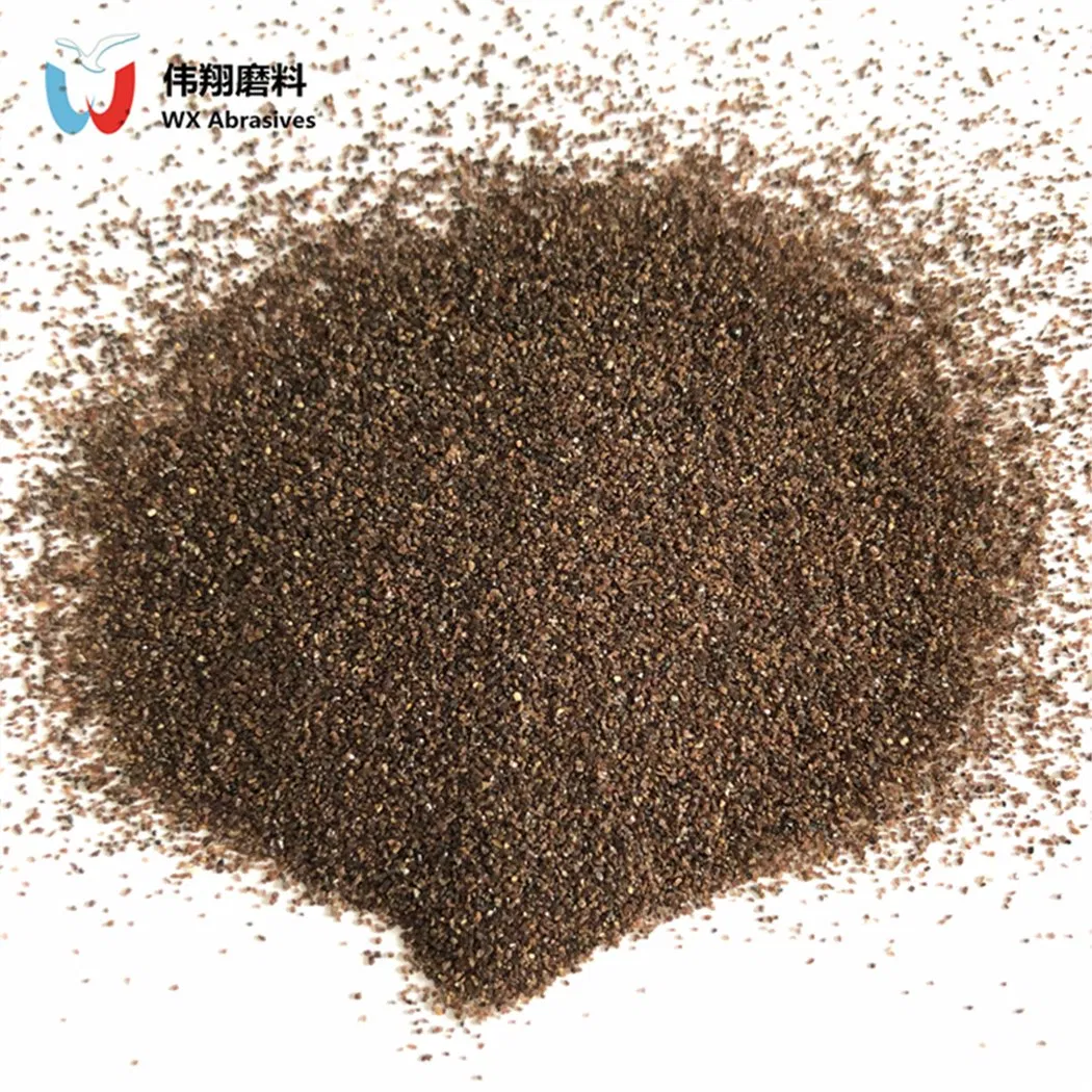Гранатовая дробь коричневая 30-60# для пескоструйки