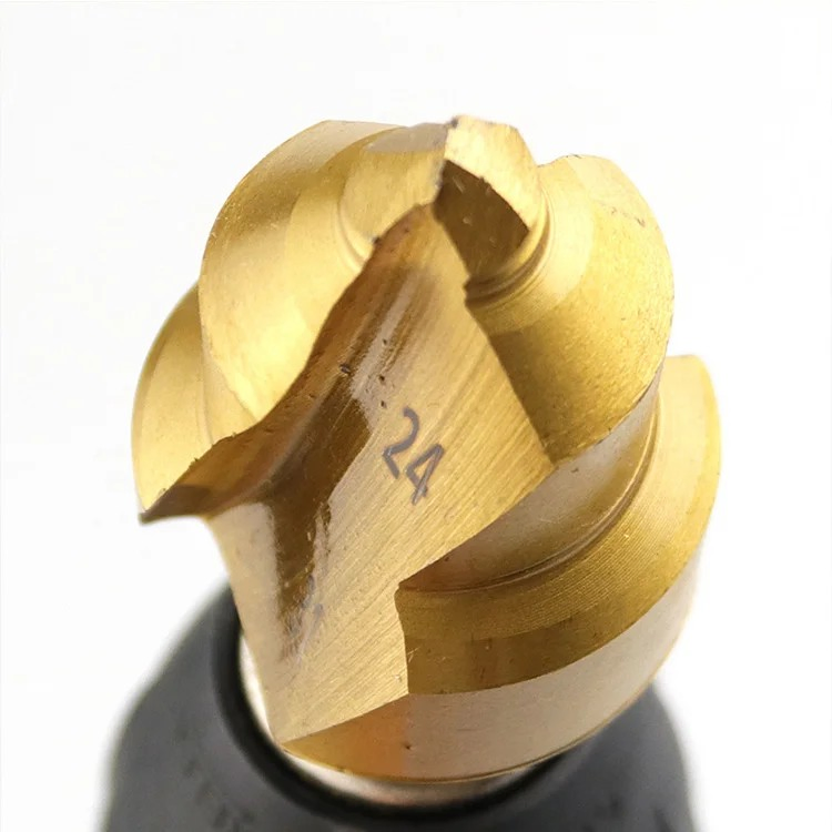 20/25/32 Hexagonal Shank Titanium Plated Spiral Flute PPR Lifting Stepped Drill Bit