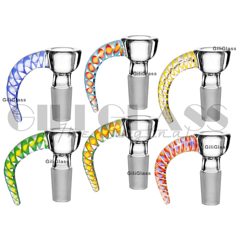 Gili #158 High Lever American Glass Rod Screen Bowls Glass Water Pipe Wholesale Smoking Accessories