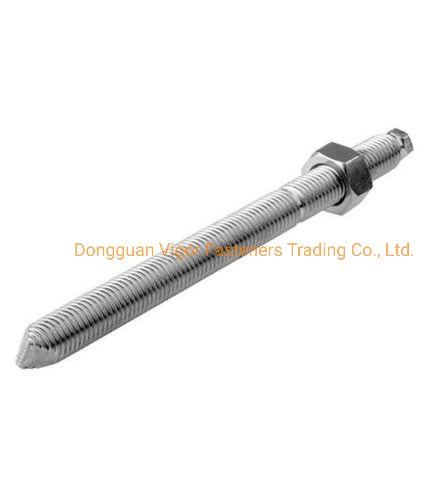Galvanized Zinc Plated Carbon Steel Stainless Steel Chemical Anchor Bolt for Construction Expansion Mechanical Anchor