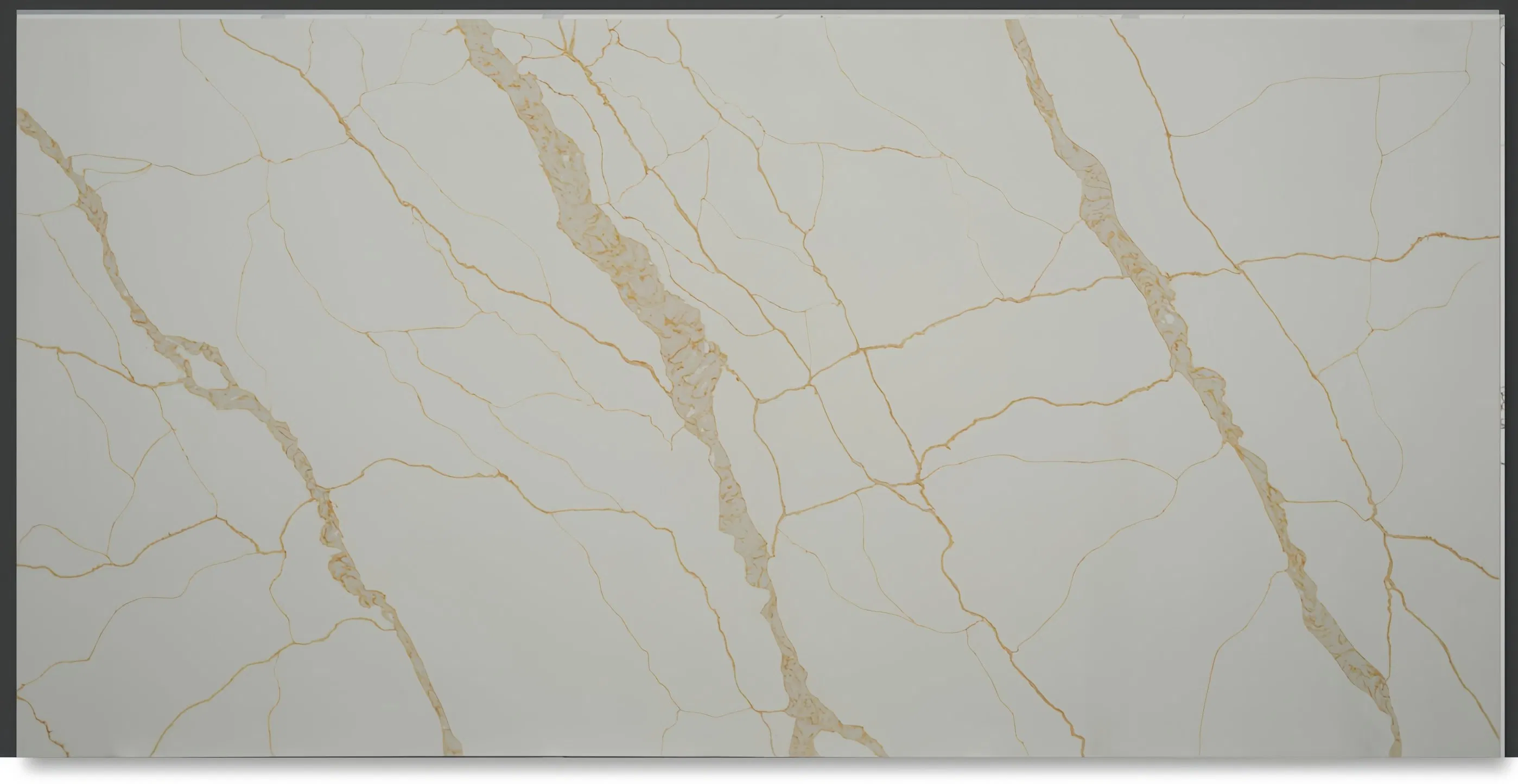15mm Quartz Stone White Stone Calacatta Quarts Manufacture for Kitchen Worktop Quartz