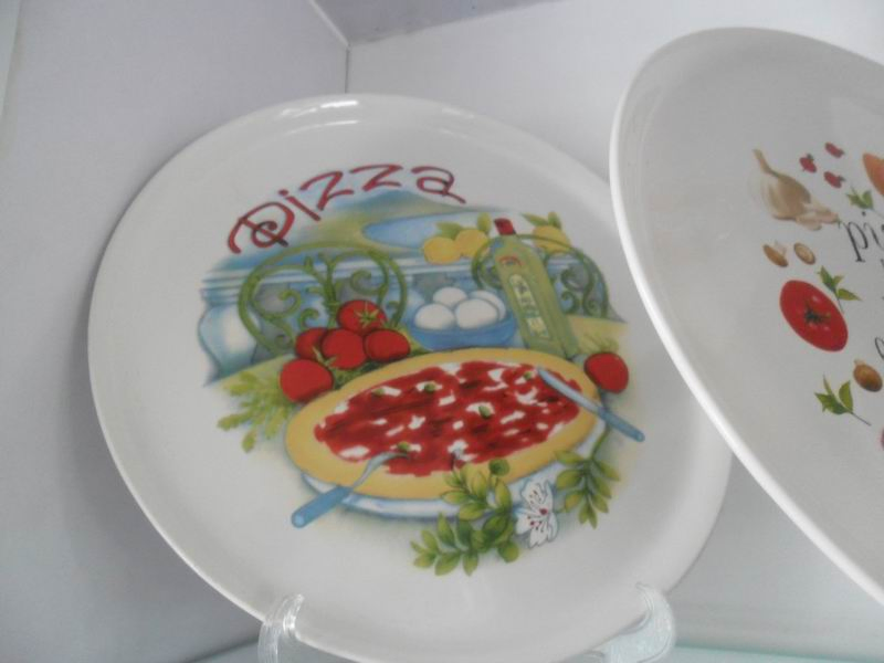 12"Pizza Plate Decal Porcelainware Stoneware Tableware
