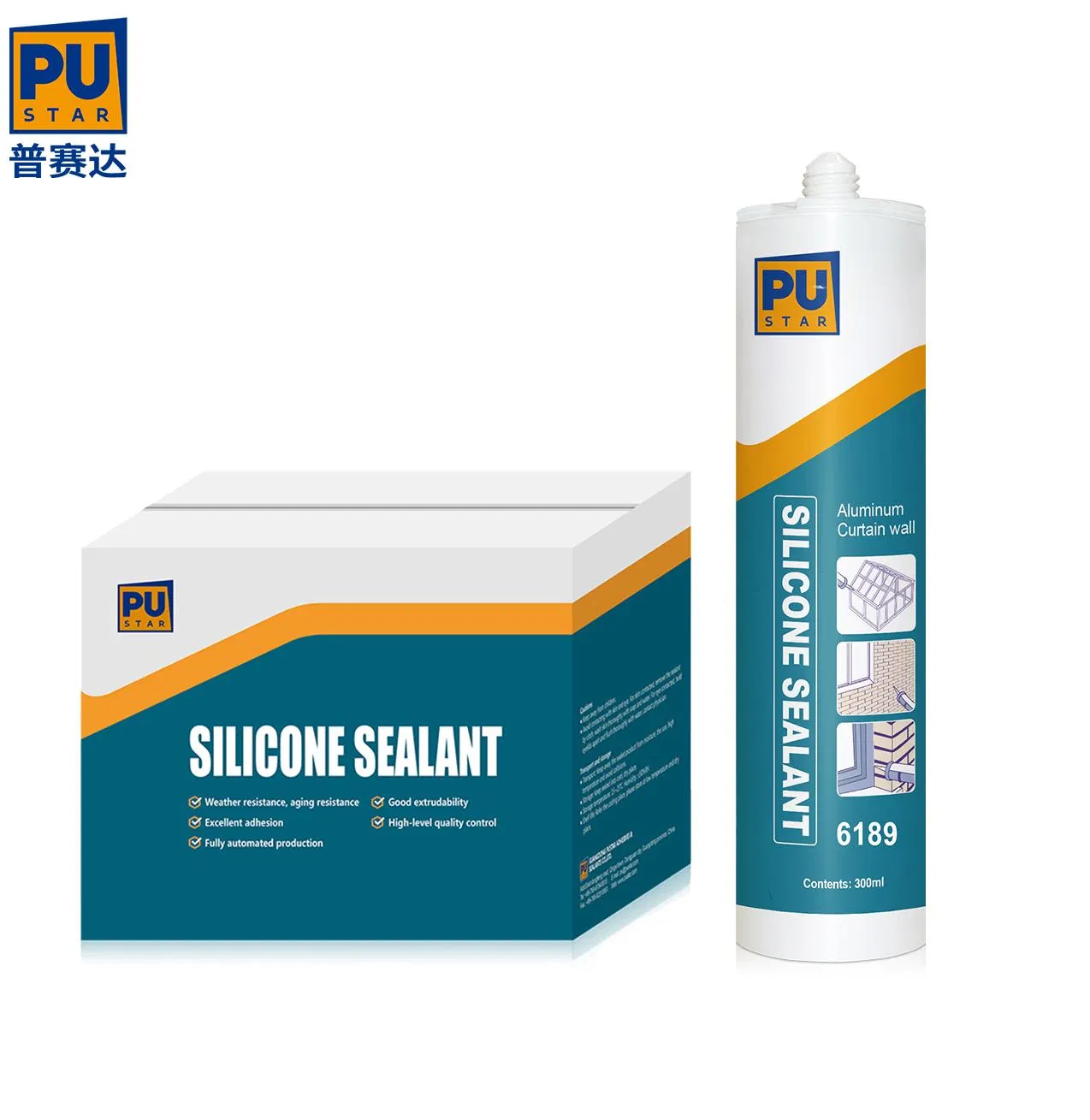 300ml Quick Dry Waterproof Neutral Silicone Adhesive Sealant Glue for Swimming Pool