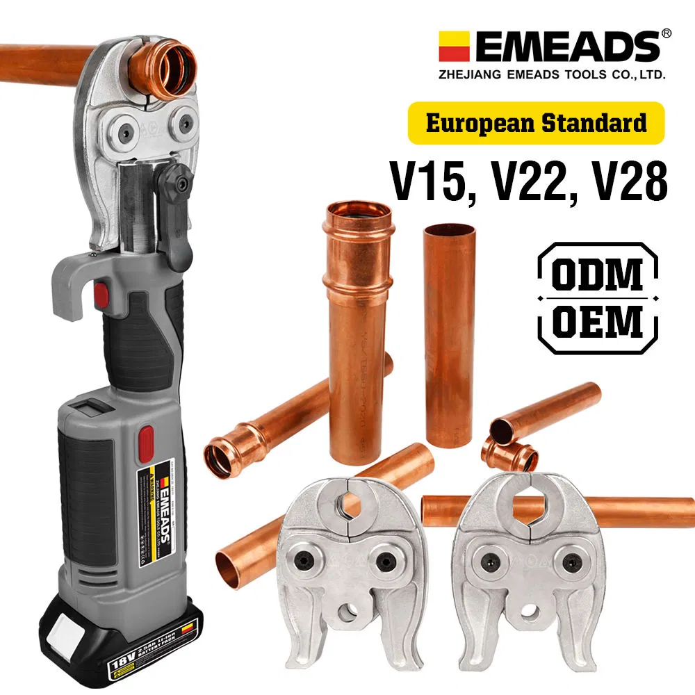 Emeads Ges-1525 Electric Copper Press Hydraulic Plumbing Tool for Battery Pipe Crimping