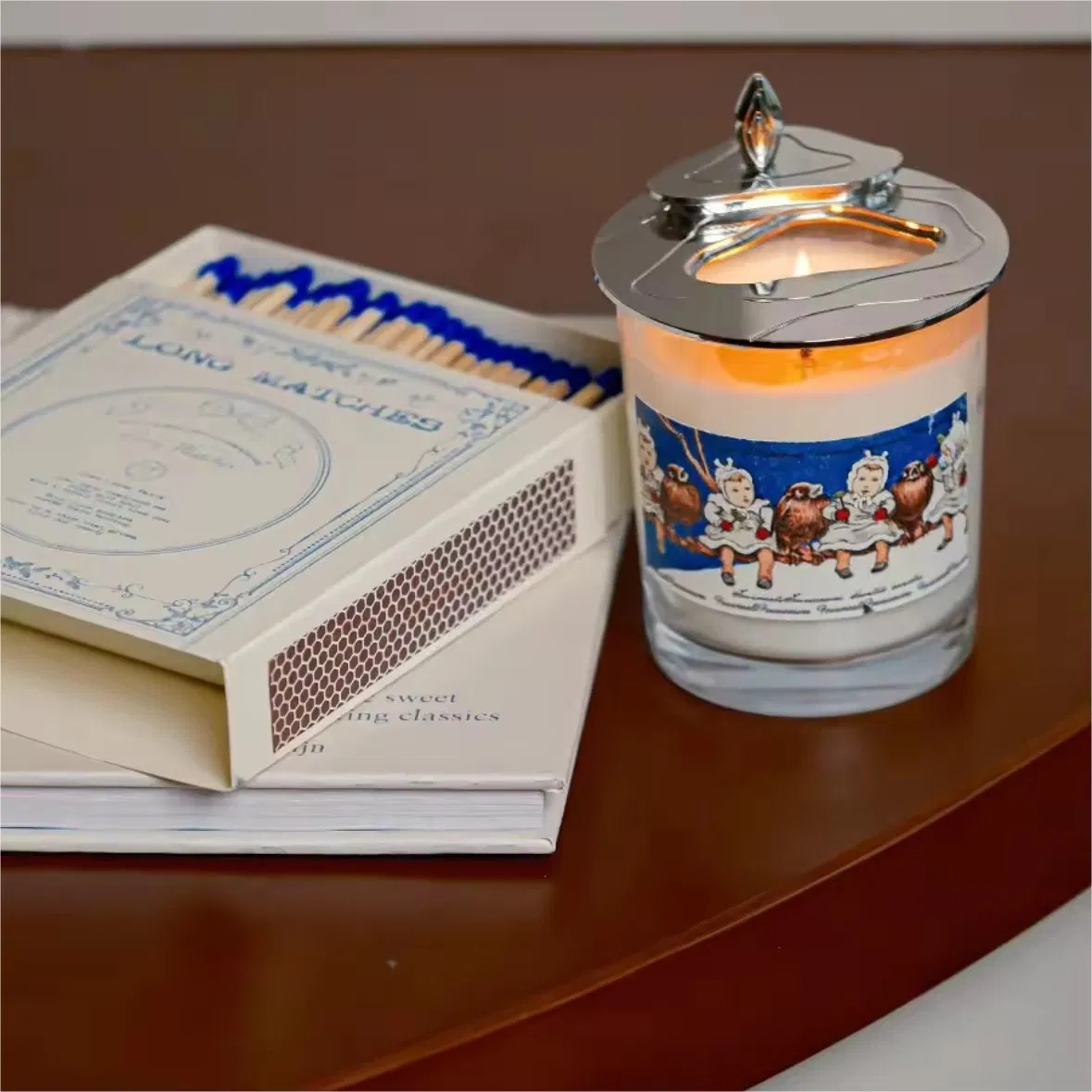 Factory Direct Sell Box Matches Gift Box Long Matches Advanced Customized Logo Matches Box