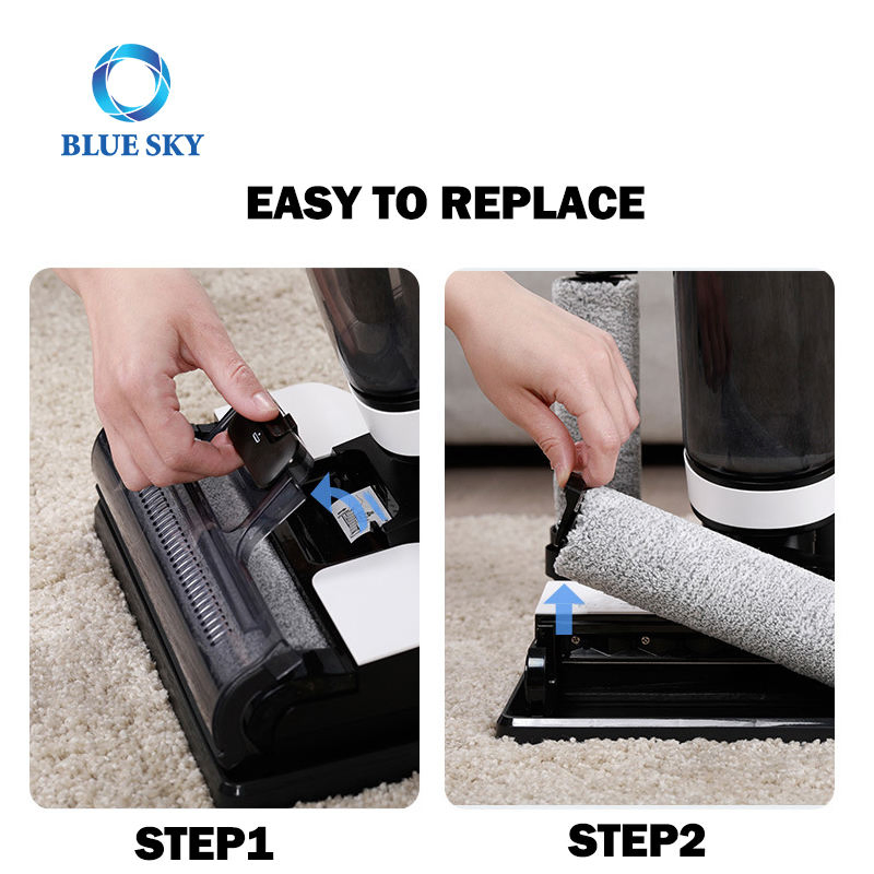 Vacuum Cleaner HEPA Filter Roller Brush Replacement Accessory Fit for Midea X8/X9/X9 PRO/FC9 Handheld Vacuum Cleaner