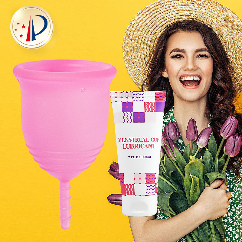 Furuize Tulip Menstrual Cup Model Folding Menstrual Cup Certificado with Custom Packaging
