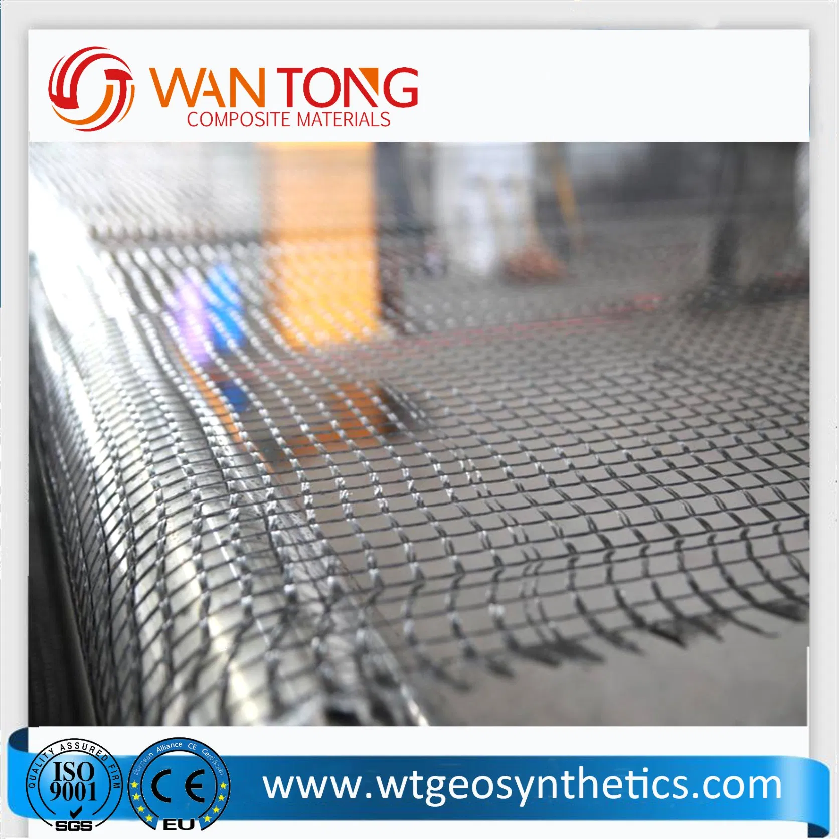100kn/Africa Hot Sale/New Promotion/Geocomposite Fiberglass Geogrid