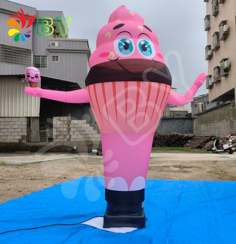 Boyan Colorful Inflatable Ice Cream Balloon Inflatable Ice Cream Model