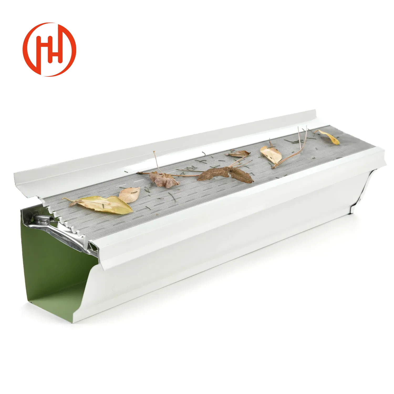 Алюминиевая решетка-насадка для водостока Long Life