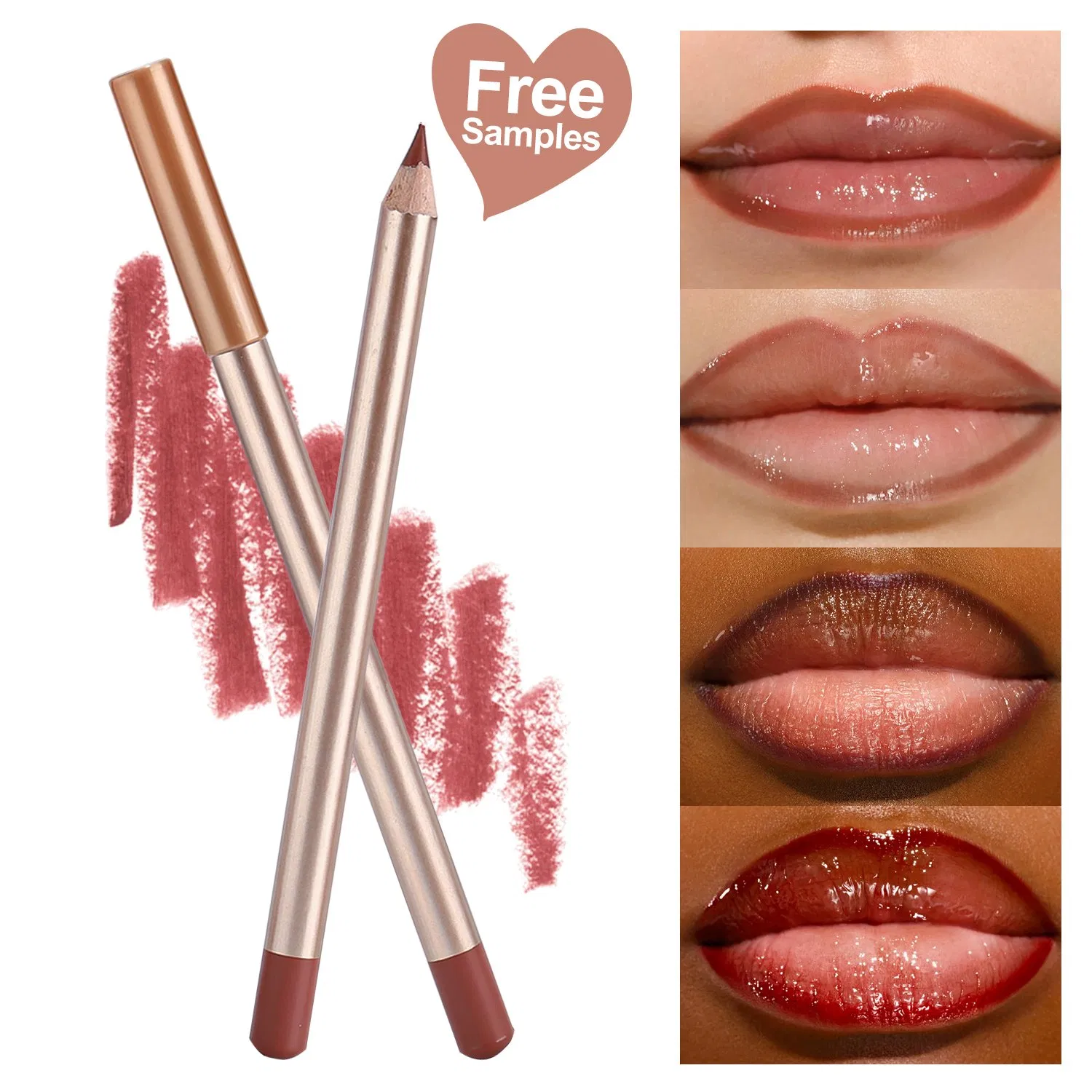 Hot Selling Waterproof Long-Lasting Lipliner High Pigment Lip Contour Cream Lip Liner Pencil