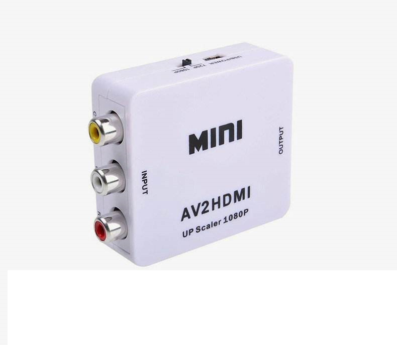 AV to HDMI адаптер для проектора, DVD, ТВ