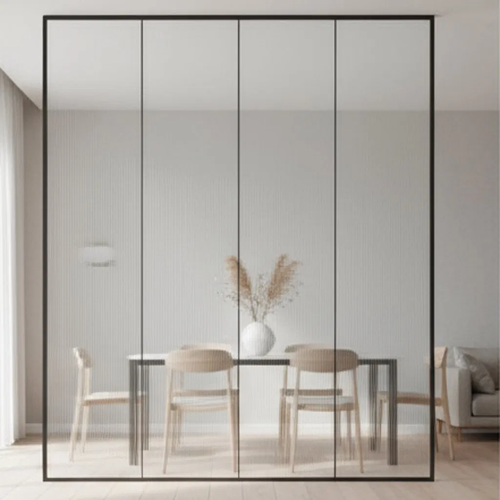 Simple and Grand Easy to Operate Furniture Glass Bathroom Glass