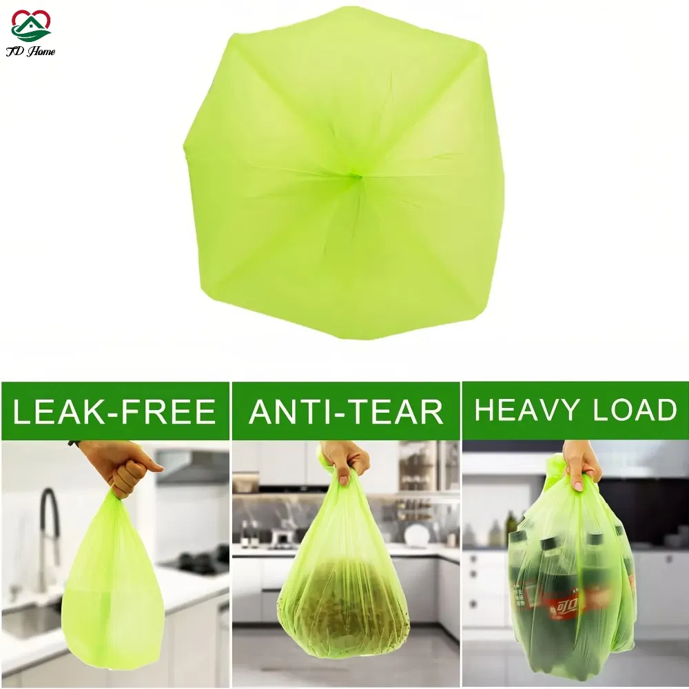 100PCS 4-6gallon Environmentally Friendly Biodegradable Recyclable Garbage Bags