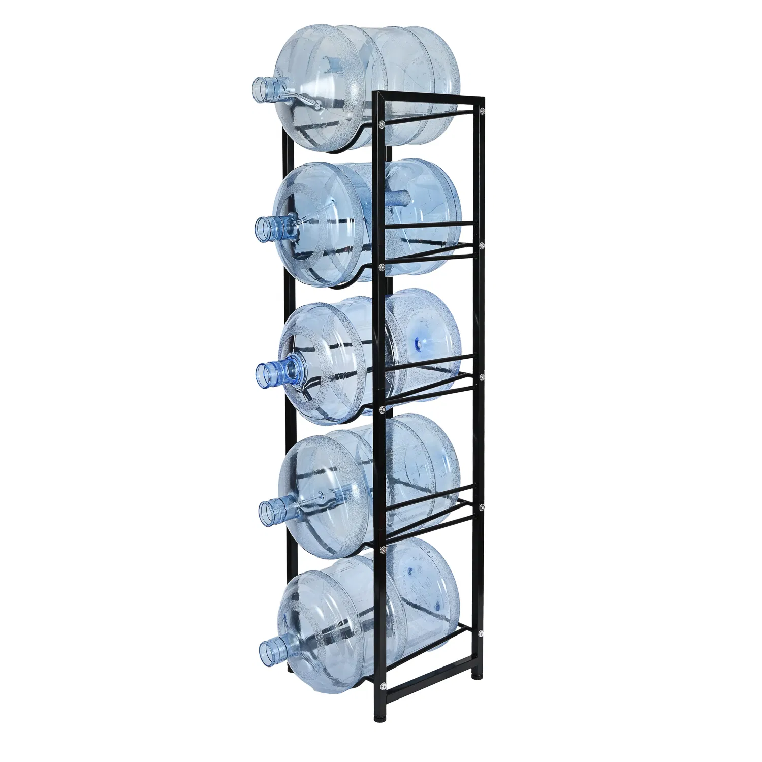 Home Use Mini Water Dispenser Stainless Steel Cradle Bottle Display Rack Water Bottle Metal Shelf for 3/5 Gallon Water Bottle