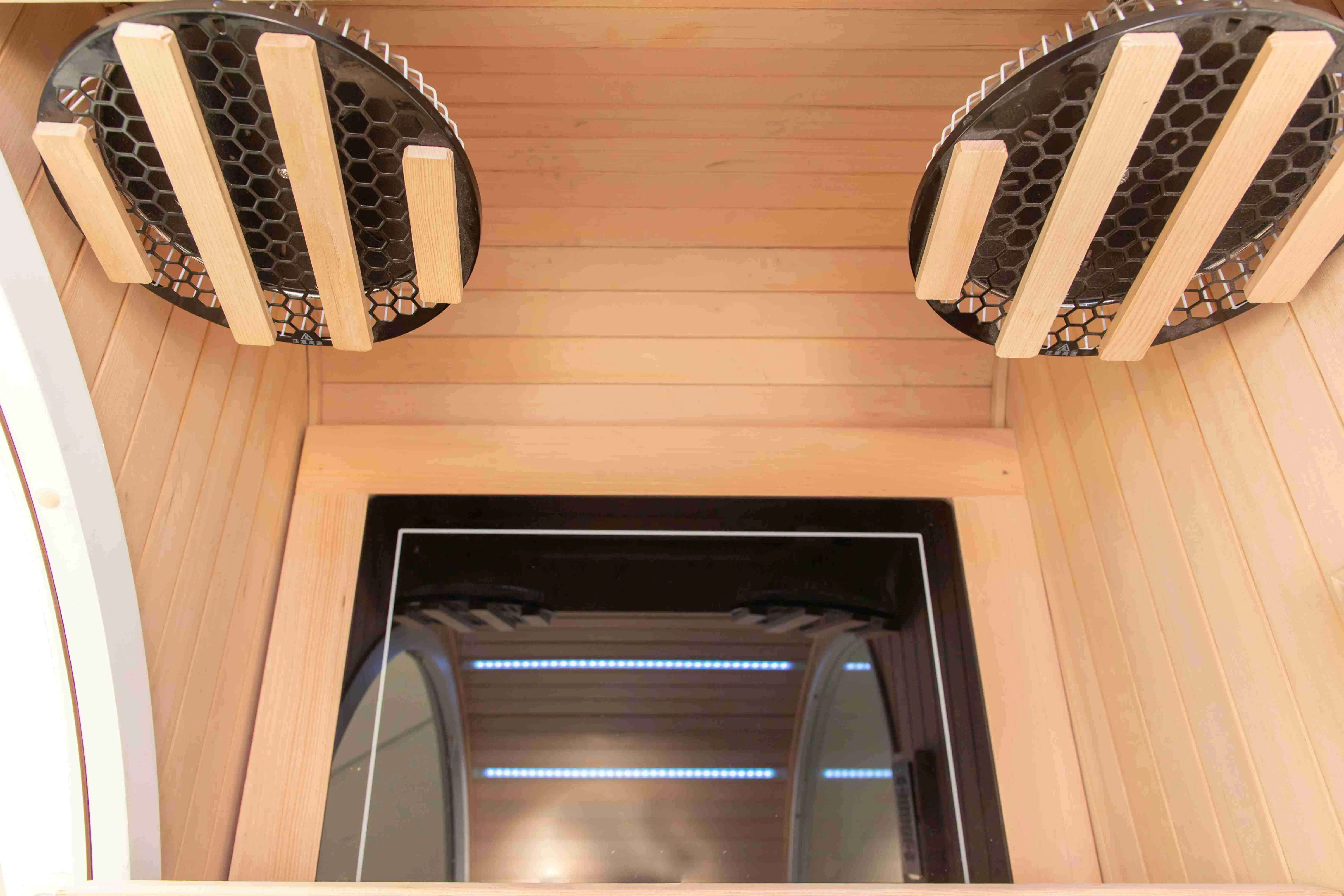 1 Person Far Infrared Indoor Sauna Room Acrylic Oxygen Tank