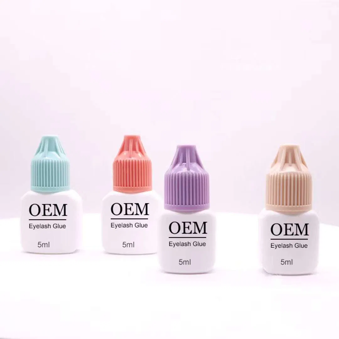 Custom Logo Low Humidity Professional 0.1-1 Sec Fast Drying Eyelash Extension Adhesive Waterproof Eye Lash Glue