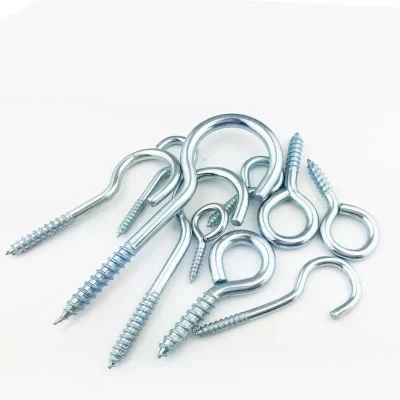 China Manufacture Quality Customzinc Plated Stainless Steel Eye Bolts Hook Galvanized Expansion Bolt Screw