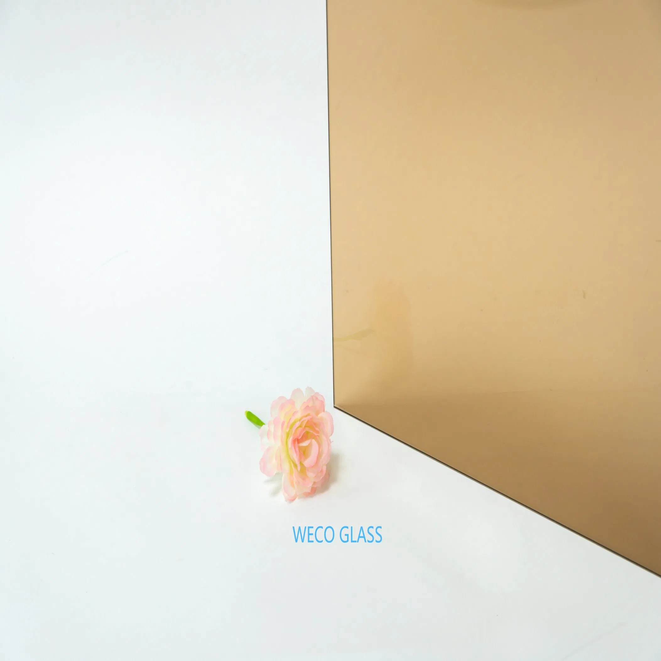 Grey Black Bronze 4-12mm Thickness Colored Tinted Reflective Glass for Building Glass
